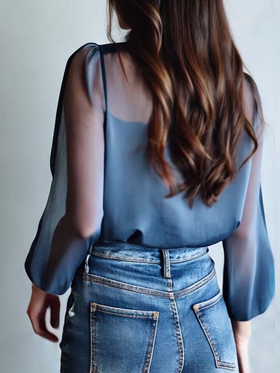 Blusa floral boho chic