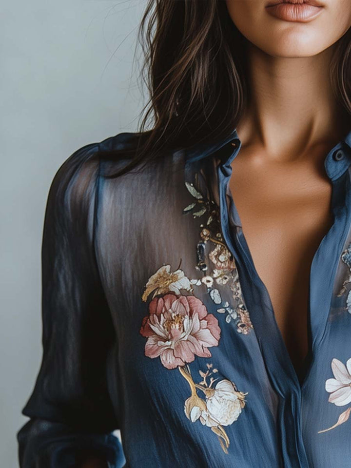 Blusa floral boho chic