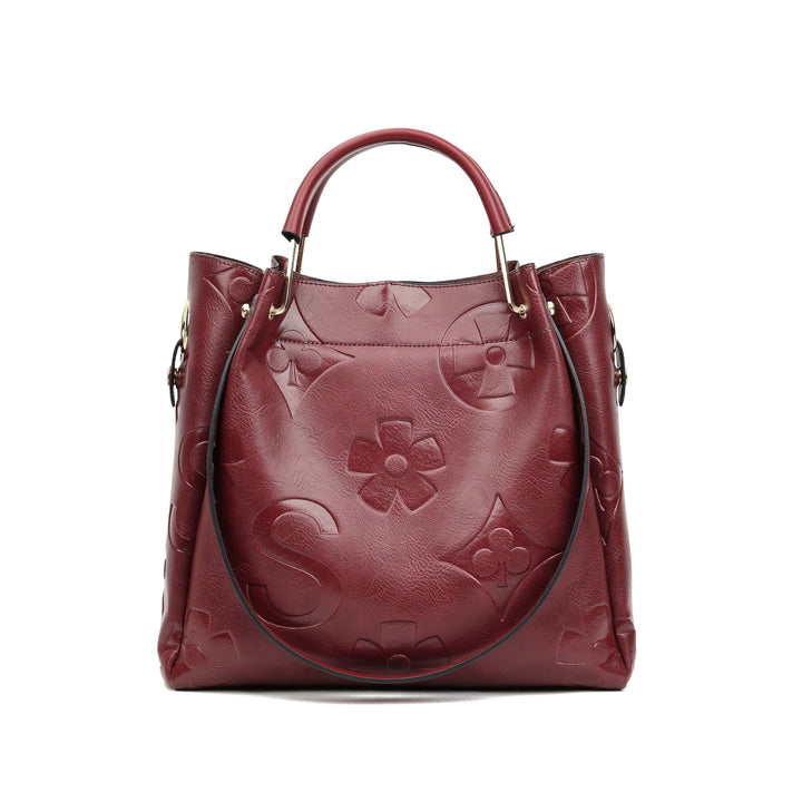 Luna | Conjunto de Bolsa com Relevo Floral