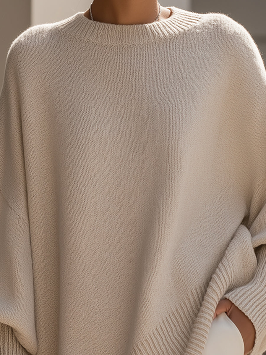Zola | Effortlessly Elegant Wool Blend Comfort Sweater