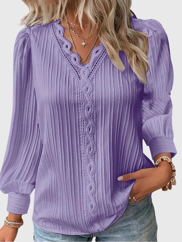 Andrea | Blusa elegante de malha