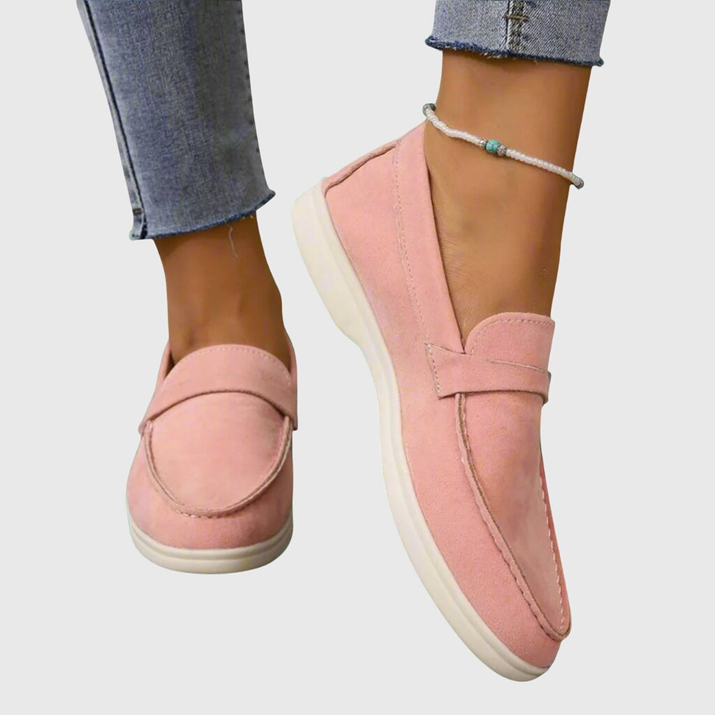 Molly | Women's Classic Comfort Loafers, Breathable Non-Slip Slip-On Loafers