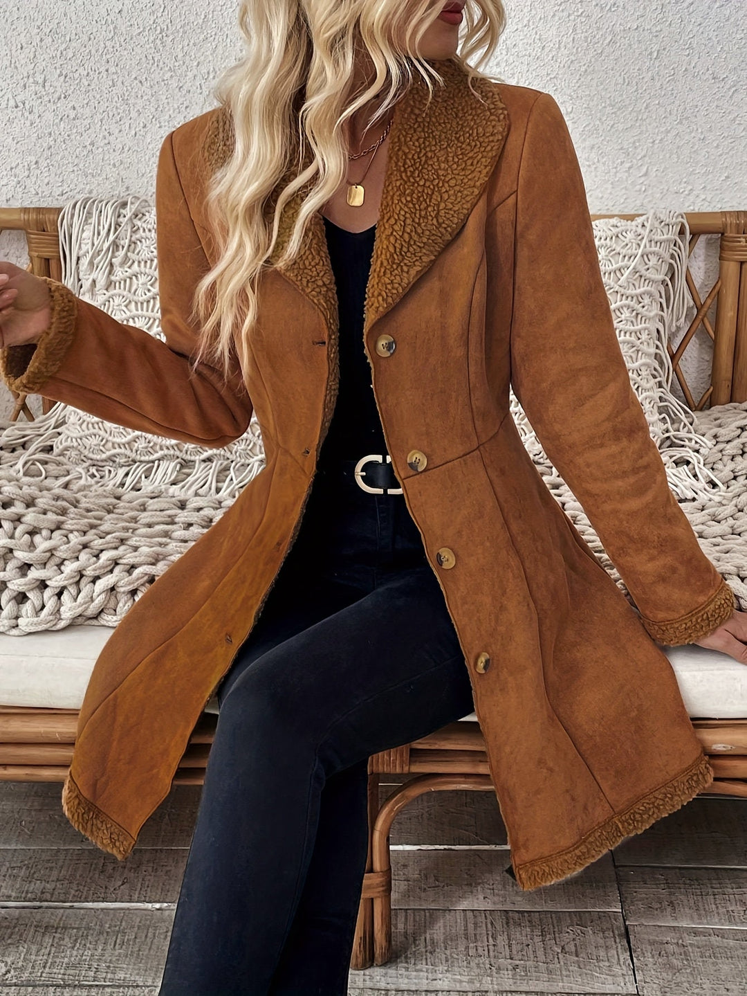 Barbara | Cozy Button-Front Winter Coat