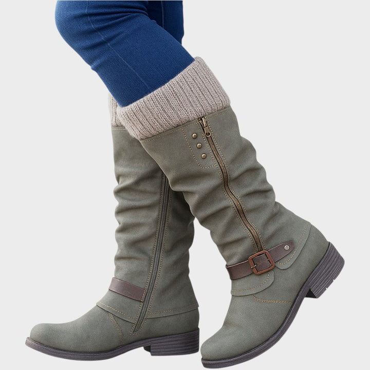 Melisandre - Elegant Winter Boot with Mid-Calf Height