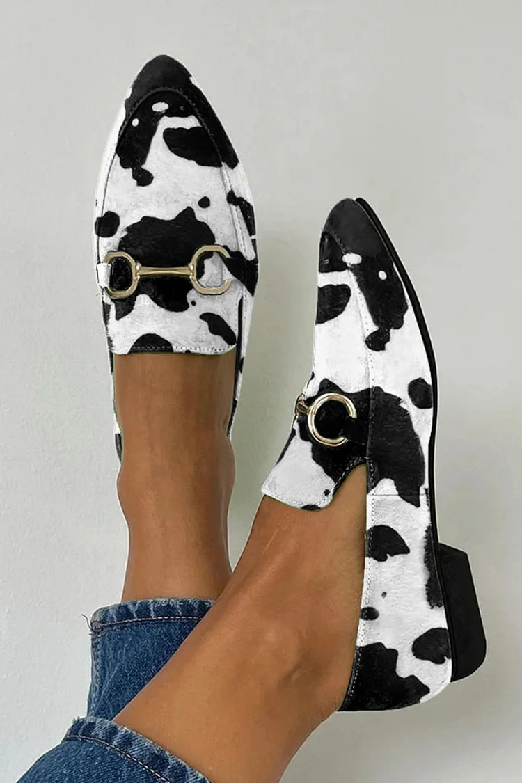 MOCASSIM ESTAMPADO COM FIVELA
