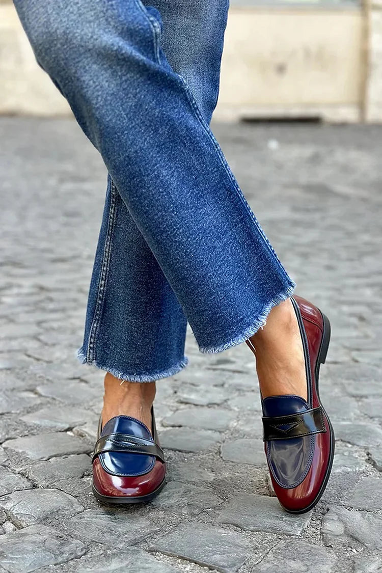 Mocassim Tricolor Brilhante
