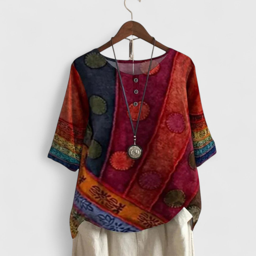 Auralie | Blusa Boho Elegante