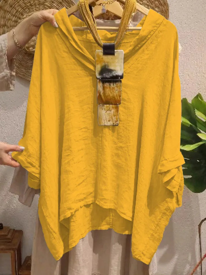Blusa Feminina com Toque Macio e Decote em V
