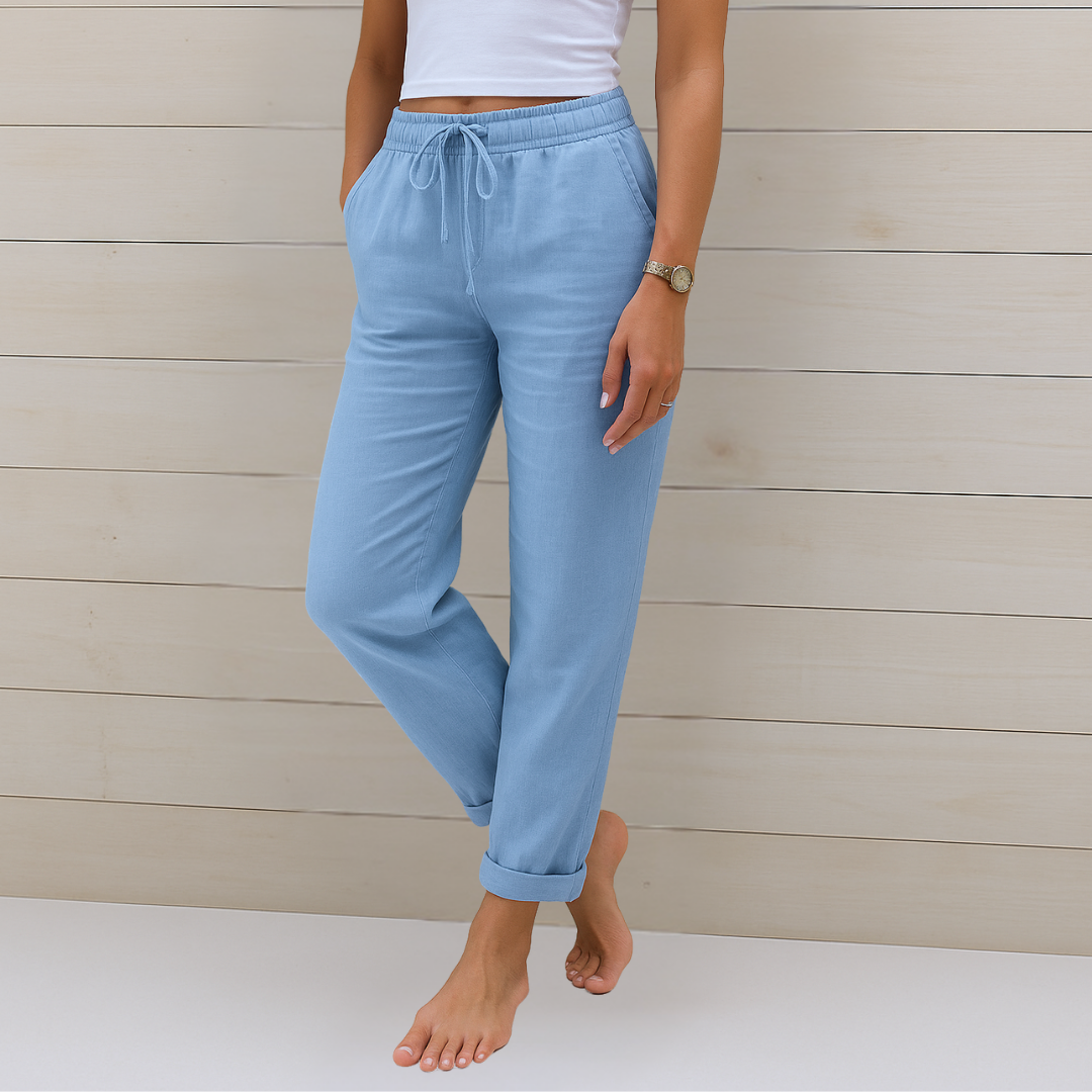Maylora | Drawstring Relaxed Trousers