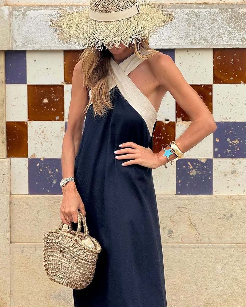 Elara | Vestido com Decote Cruzado