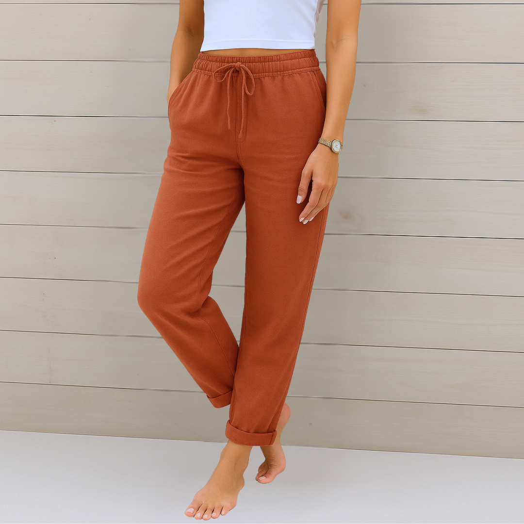 Maylora | Drawstring Relaxed Trousers