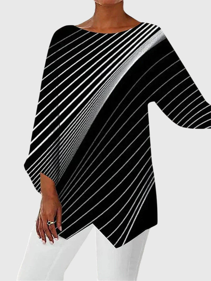 Alayah | Blusa Elegante com Gola Redonda