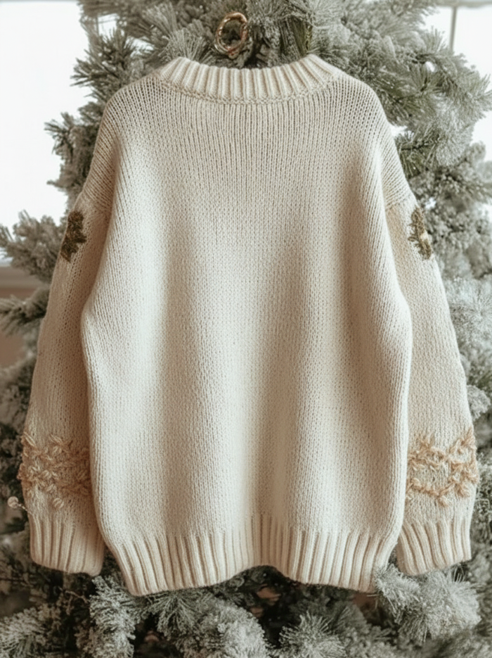 Lyselle | Stylish Bear Print Sweater