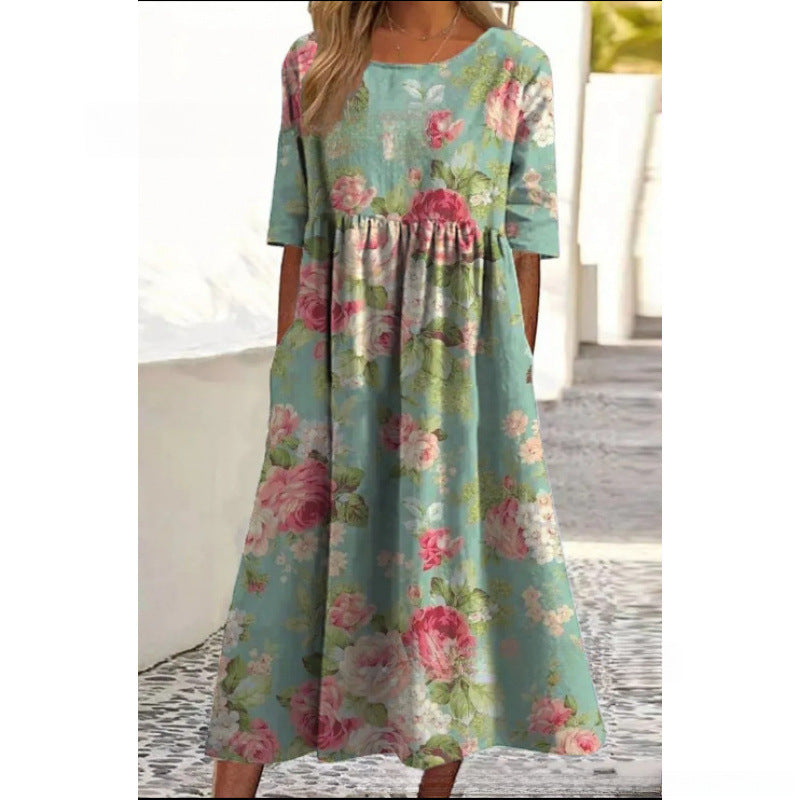 Isolde | Vestido Midi de Caimento Relaxado