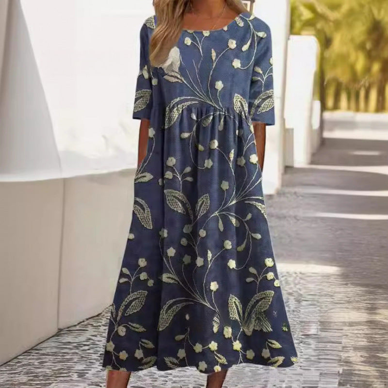 Kaelani | Vestido Midi de Caimento Relaxado