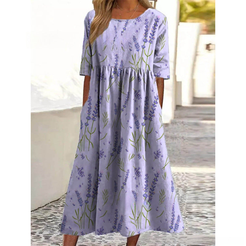 Mireille | Vestido Midi de Caimento Relaxado