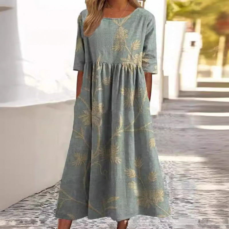 Ondine | Vestido Midi de Caimento Relaxado