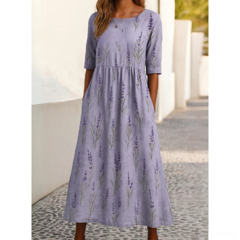 Leonie | Vestido Midi de Caimento Relaxado