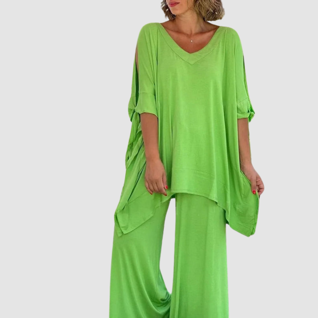 Conjunto Estilo Relaxado Zinnia | Elegância Sem Esforço a Cada Passo