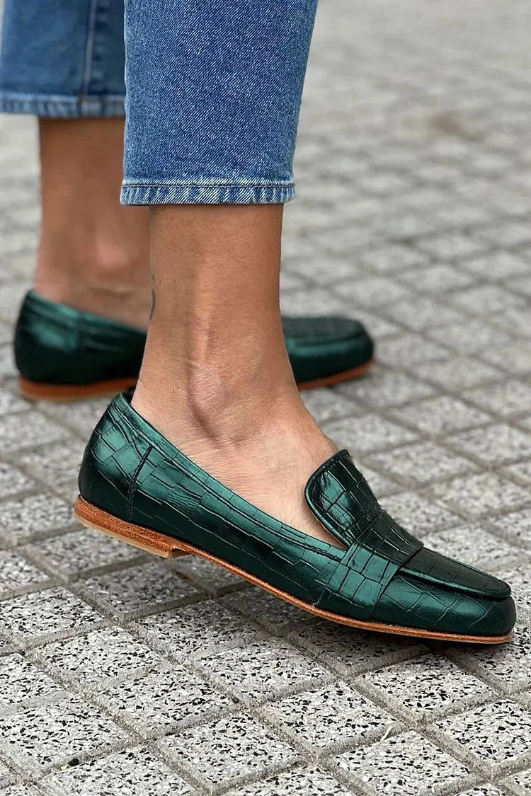 MOCASSIM COM EFEITO DE CROCODILO