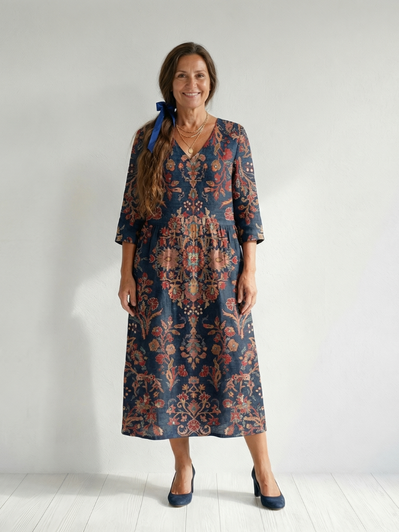 Ivy | Vestido Midi com Forma Suave