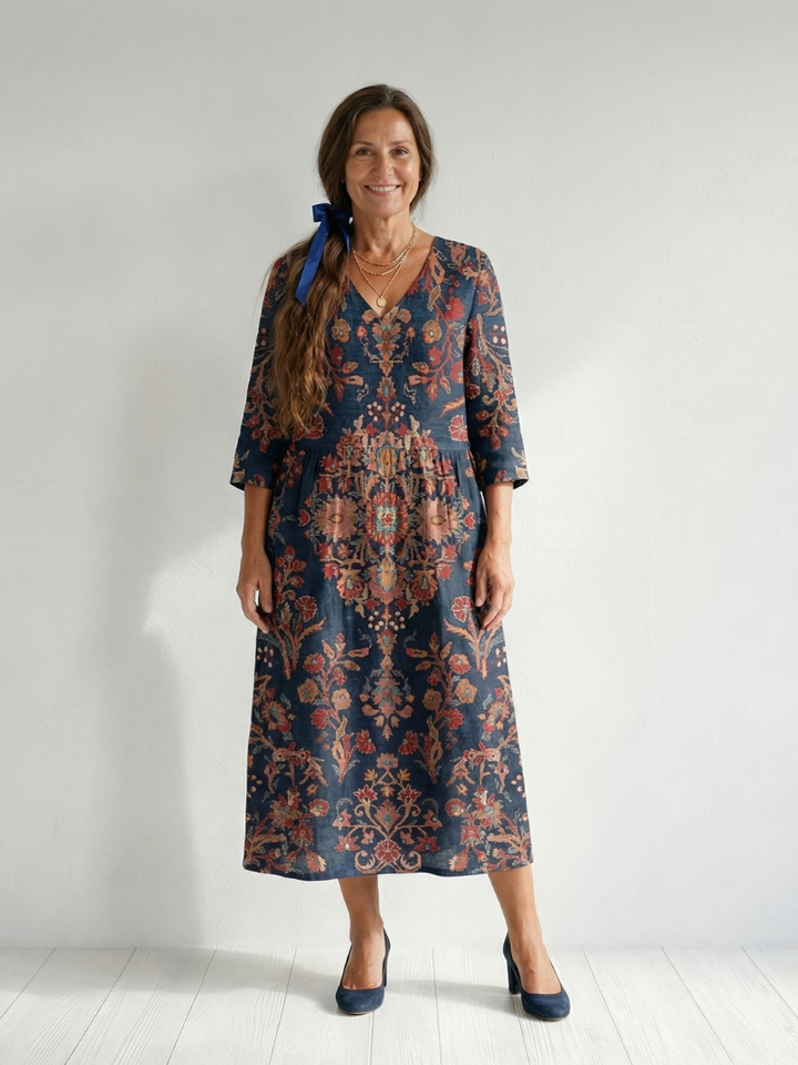 Ivy | Vestido Midi com Forma Suave