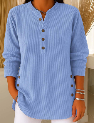 Claudia | Longline Ribbed Tunic Tops