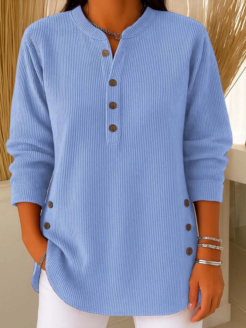 Claudia | Longline Ribbed Tunic Tops