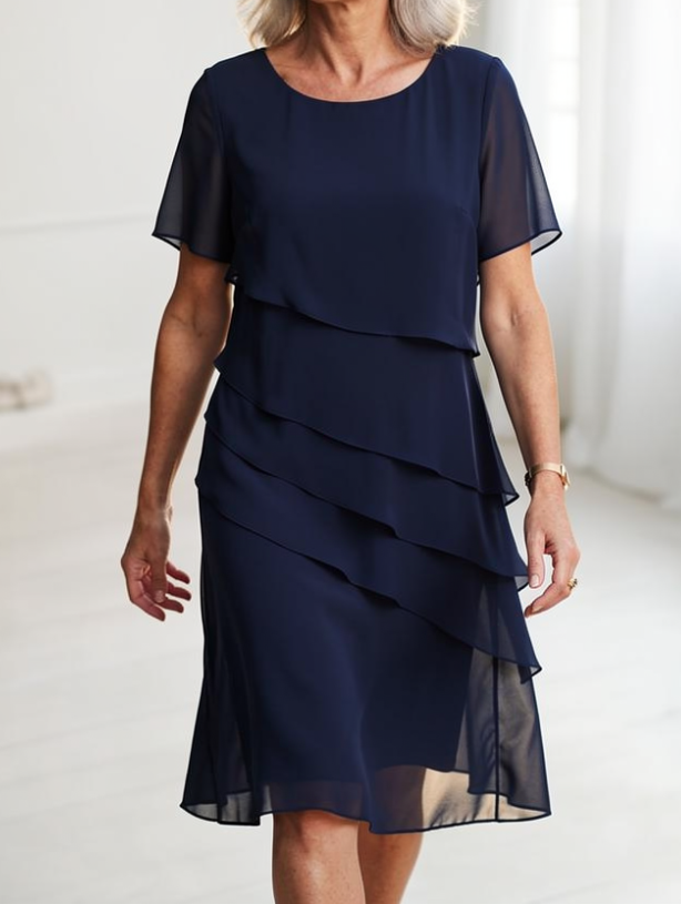 Everly | Vestido em Camadas Elegante