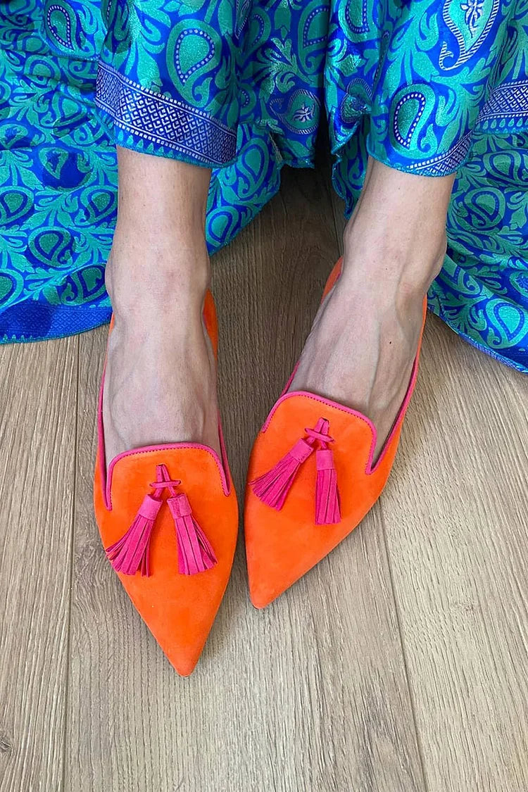 Mocassim com Tassel Elegante