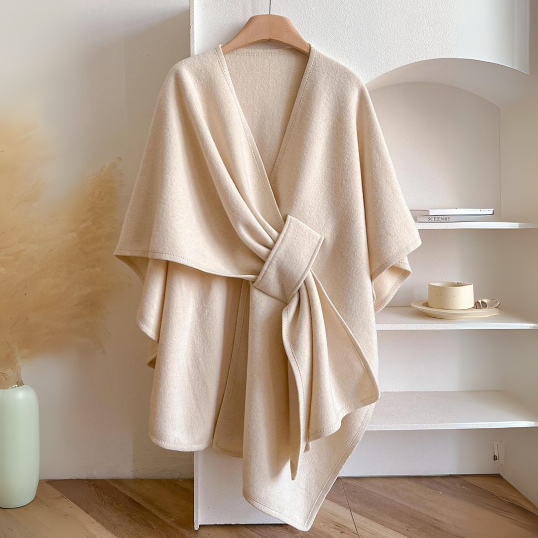 Auren Élise – Draped Fleece Shawl