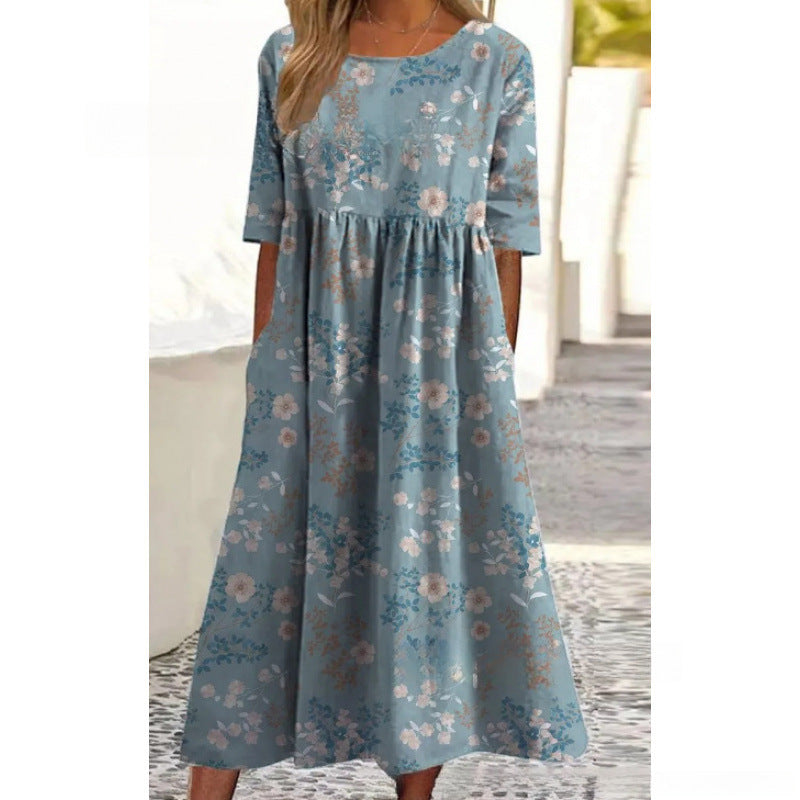 Everlynn | Vestido Midi de Caimento Relaxado