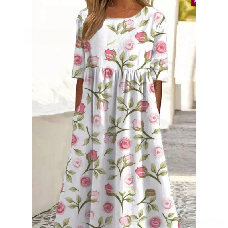 Fallon | Vestido Midi de Caimento Relaxado