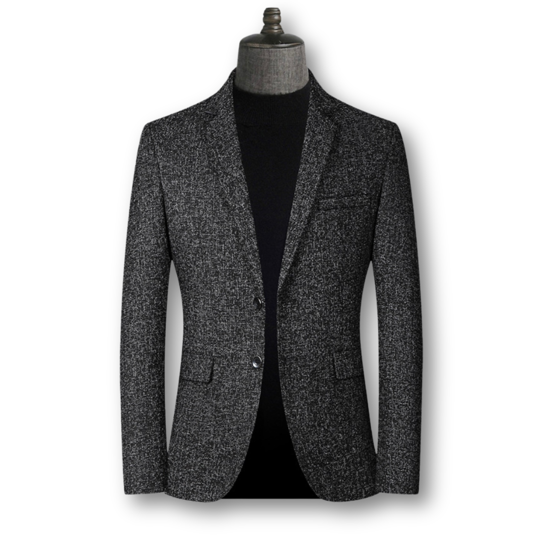 David | Blazer Elegante em Tecido Escocês