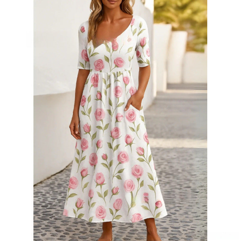 Harlowe | Vestido Midi de Caimento Relaxado