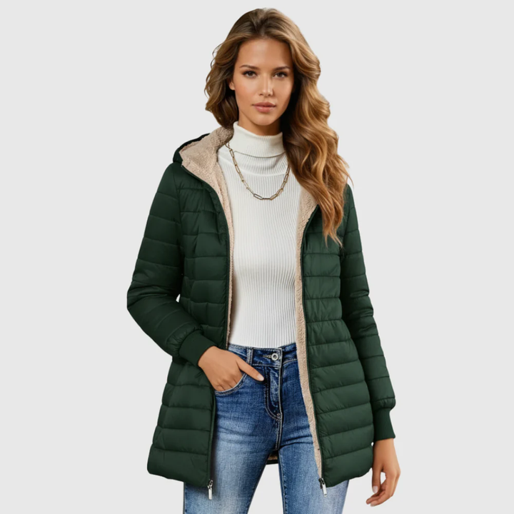 Caro | Casaco de Inverno Forrado com Sherpa