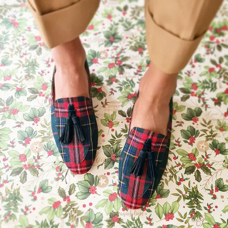 Mocassim Escocês Chic com Franjas