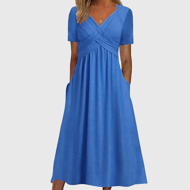 Manola | Vestido Midi com Cobertura para Barriga