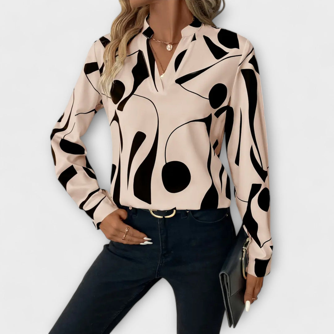 Lara | Blusa Elegante com Estampa