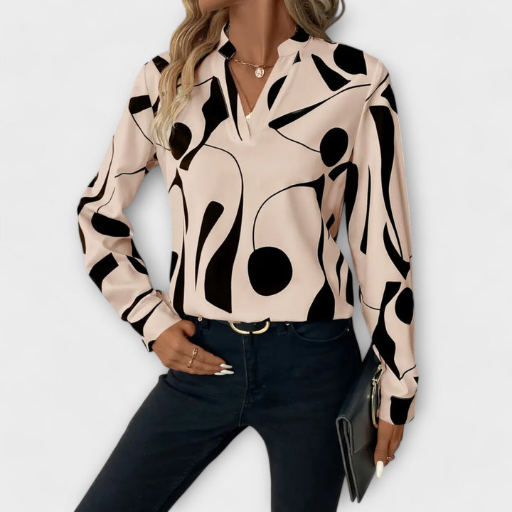 Lara | Blusa Elegante com Estampa