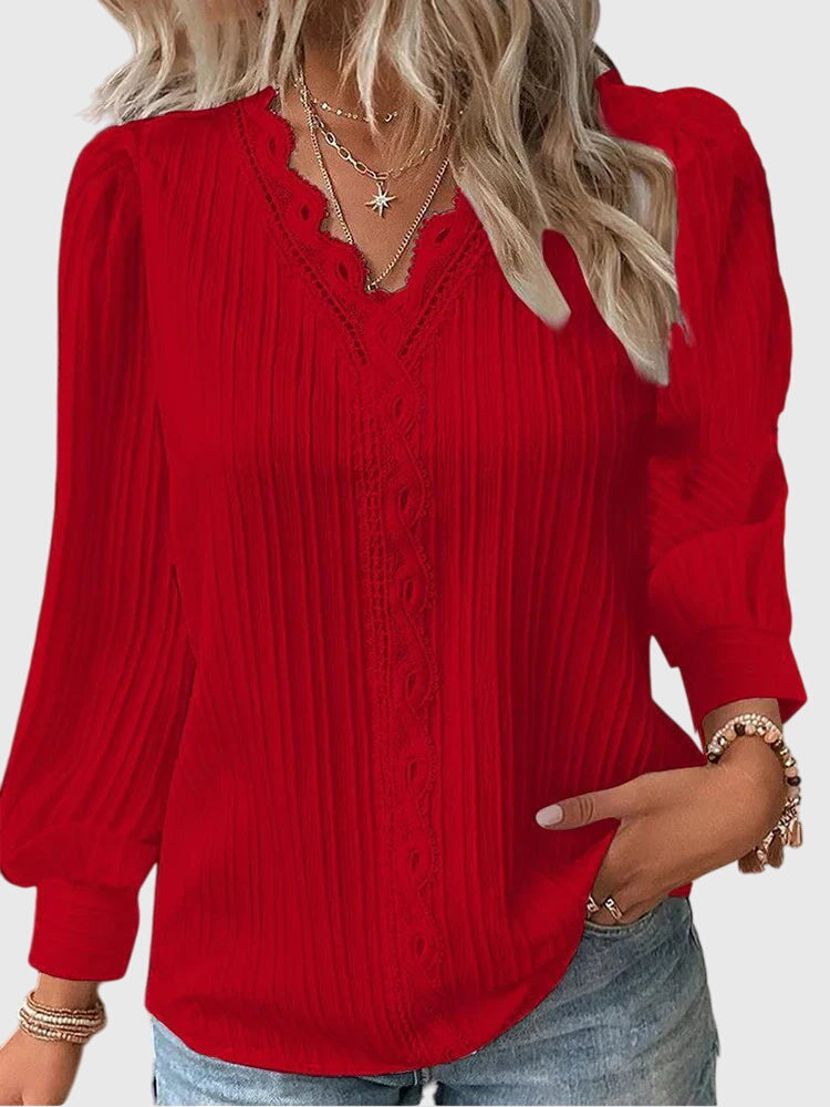 Andrea | Blusa elegante de malha