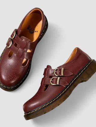 Cecilia | Women's Vegan Leather Mary Jane Shoes, Low Heel Ankle Strap Comfort Shoes