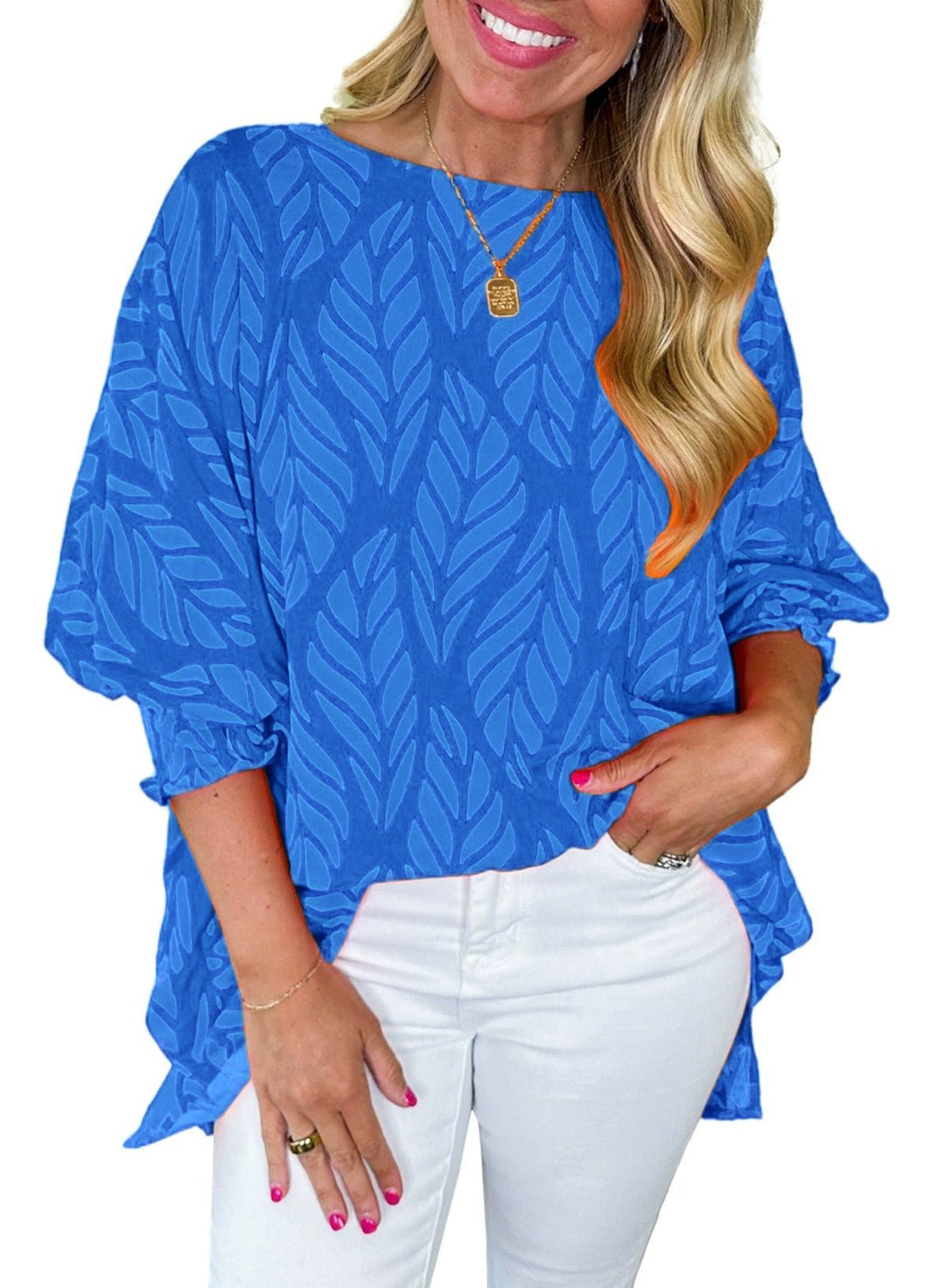 Risa | Blusa com Mangas Bufantes