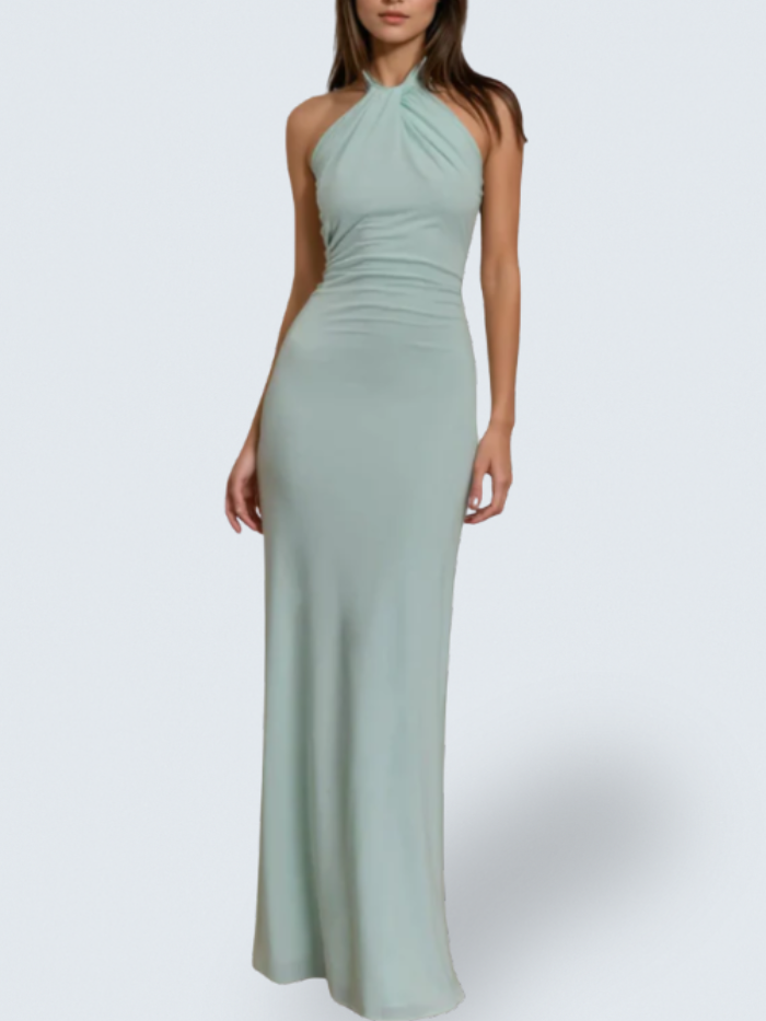 Elyna | Vestido Longo Halter