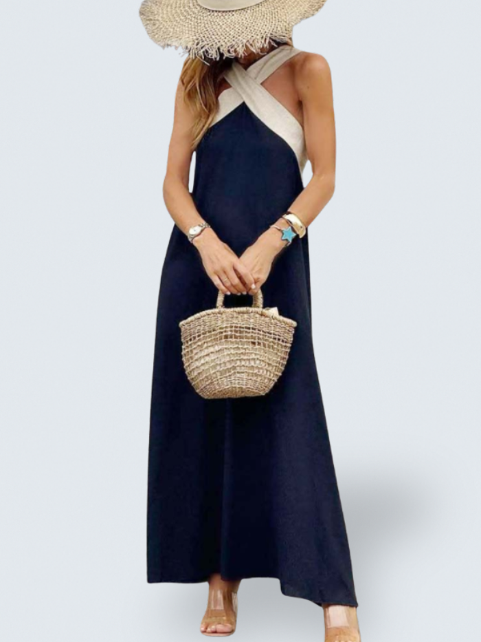 Elara | Vestido com Decote Cruzado
