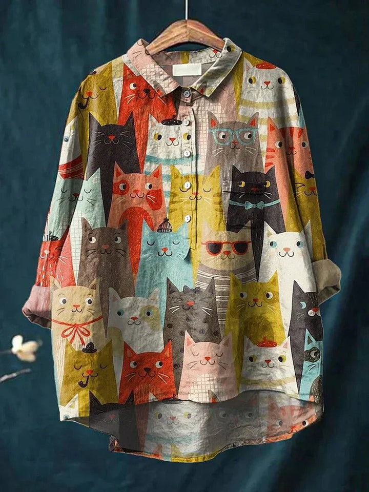 Clarano | Blusa Brooks com Estampa Divertida