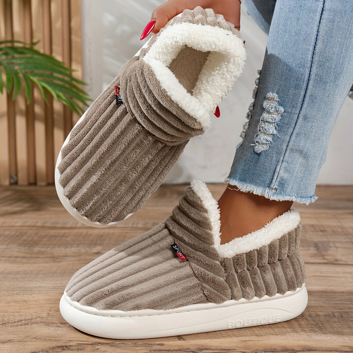 Avery | Soft Plush Indoor Slippers