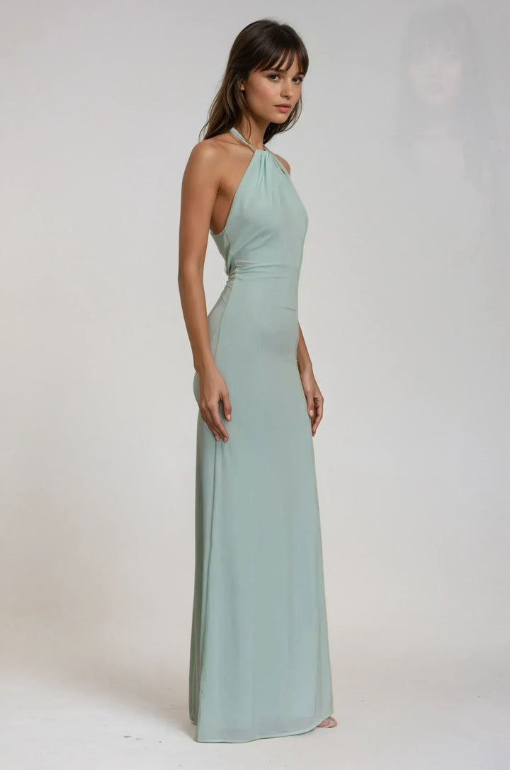 Elyna | Vestido Longo Halter
