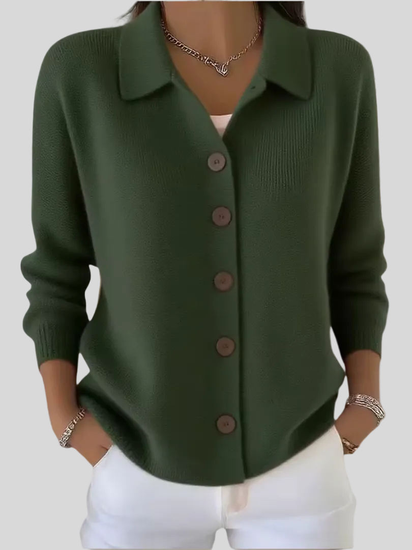 Korrina | Button Down Collared Sweater Womens