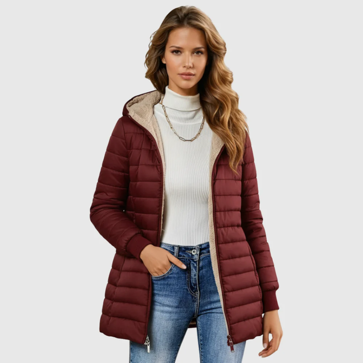 Caro | Casaco de Inverno Forrado com Sherpa